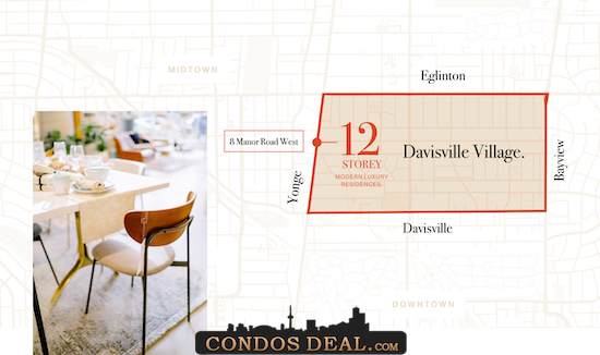 The-Davisville-Condos-Map