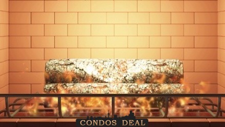 Woodburing fireplace