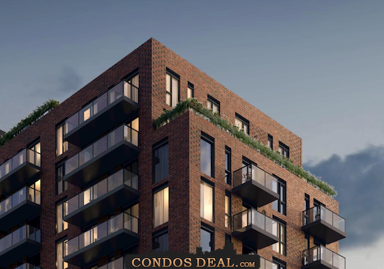 St. Clair Village at 900 St Clair West Condos Skyline