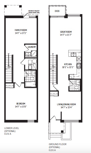 Floor Plan Basement & Ground Floor
