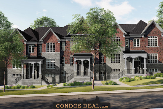 Kennedy Manors Towns Rendering
