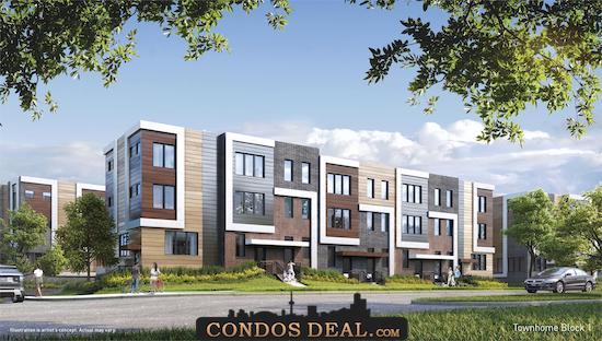 Parkside Towns at Saturday Rendering 3