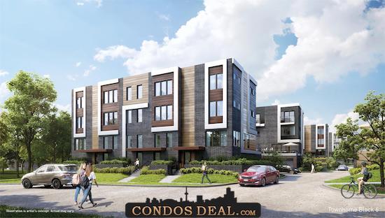 Parkside Towns at Saturday Rendering 4