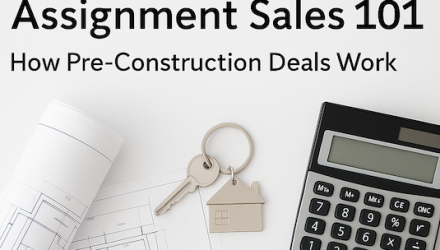 Assignment Sales Ontario - How Pre-Construction Deals Work