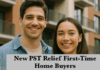 new PST relief first-time home buyers copy